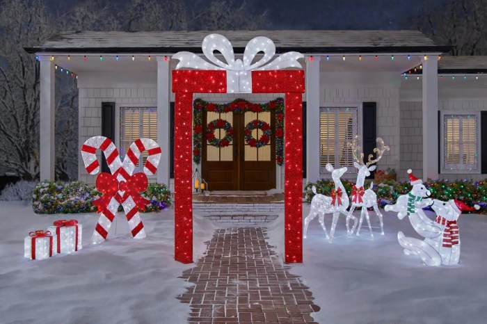 Outdoor christmas decoration on sale