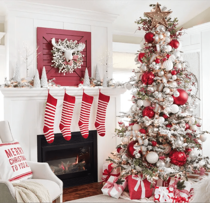 Real christmas tree decoration ideas