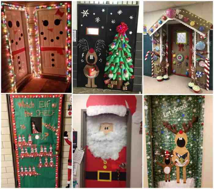 Christmas classroom door decoration