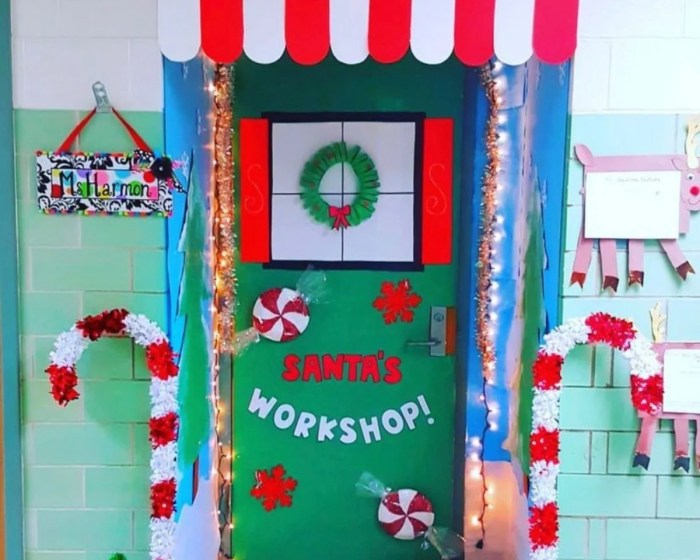 Christmas classroom door decoration