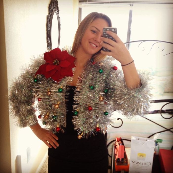 Ugly christmas sweater door decoration ideas