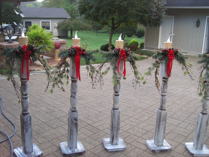 Diy outdoor christmas decoration