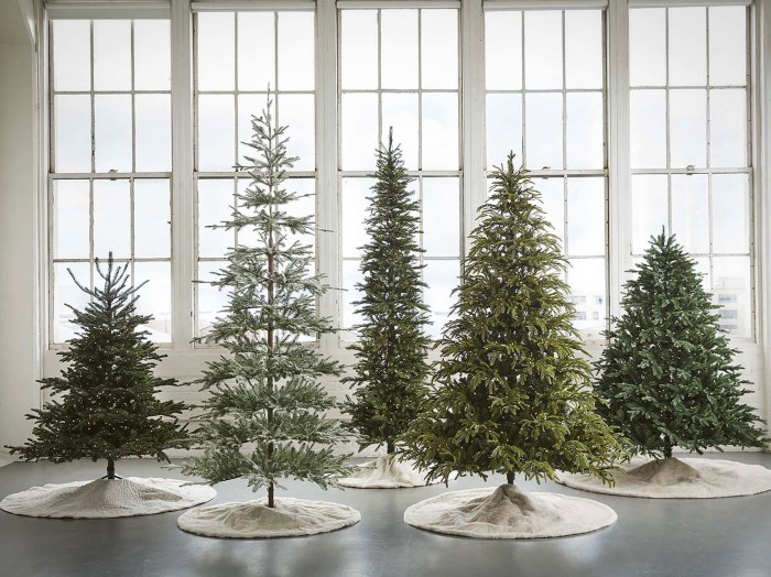 Natural decoration christmas tree